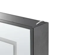 Armadio a muro per specchio da bagno LED MAZARREDO 60 cm 60 cm Nero