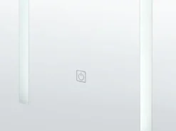 Armadio a muro per specchio da bagno LED CAMERON 40 cm 60 cm Nero