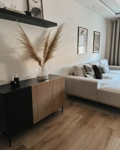 Armadio BLYTHE Frassino naturale Nero