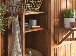 Armadio da esterno SAVOCA Legno d'acacia 100 cm 40 cm Marrone