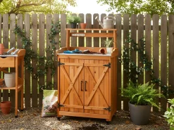 Banco da giardinaggio ALTOLIA Legno di abete 70 cm 40 cm Marrone