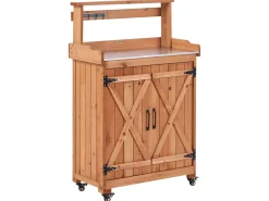 Banco da giardinaggio ALTOLIA Legno di abete 70 cm 40 cm Marrone