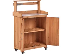 Banco da giardinaggio ALTOLIA Legno di abete 70 cm 40 cm Marrone