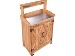 Banco da giardinaggio ALTOLIA Legno di abete 70 cm 40 cm Marrone