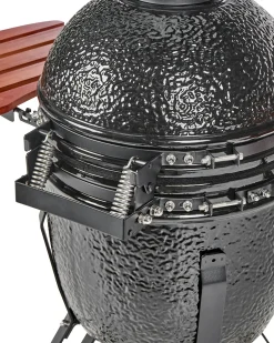 Barbecue a carbonella KAMADO Ceramica Nero