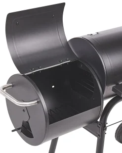 Barbecue a carbonella KATLA con affumicatore Metallo Nero