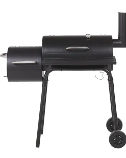 Barbecue a carbonella KATLA con affumicatore Metallo Nero
