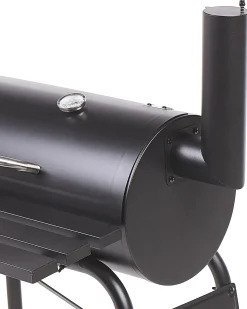 Barbecue a carbonella KATLA con affumicatore Metallo Nero