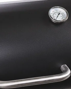 Barbecue a carbonella KATLA con affumicatore Metallo Nero