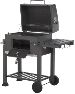 Barbecue a carbonella PAVLOF Metallo Nero