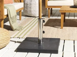 Base per ombrellone CEGGIA Nero Quadrata 25 kg