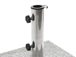 Base per ombrellone CERZETO Grigio Quadrata 30 kg