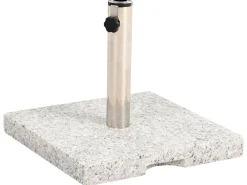 Base per ombrellone CRECCHIO Marrone Quadrata 24 kg