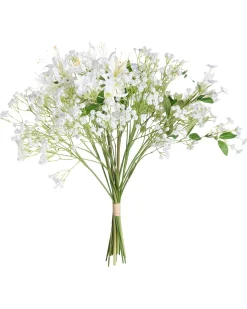 Bouquet di fiori artificiali VEIROS 38 cm Bianco