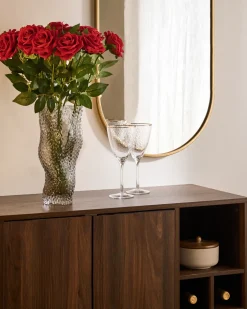 Bouquet di fiori artificiali MAFRA 60 cm Rosso
