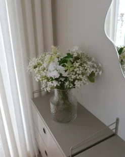 Bouquet di fiori artificiali LOURO 70 cm Bianco