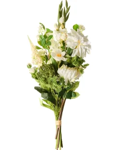 Bouquet di fiori artificiali LOURO 70 cm Bianco
