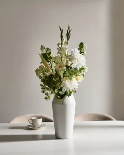 Bouquet di fiori artificiali LOURO 70 cm Bianco