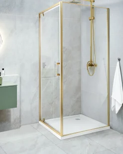Cabina doccia DARLI 70 x 70 x 185 cm Oro