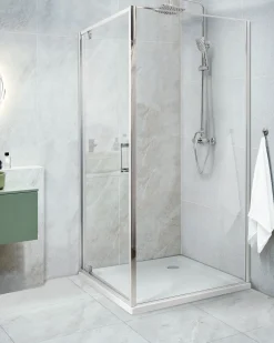 Cabina doccia DARLI 90 x 90 x 185 cm Argento