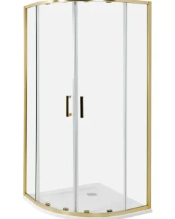 Cabina doccia JUKATAN 90 x 90 x 185 cm Oro