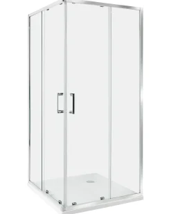 Cabina doccia TELA 90 x 90 x 185 cm Argento
