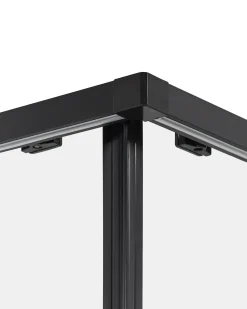 Cabina doccia TELA 90 x 90 x 185 cm Nero