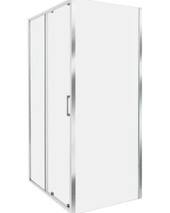 Cabina doccia YORO 80 x 100 x 185 cm Argento