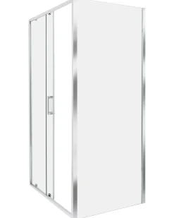 Cabina doccia YORO 80 x 100 x 185 cm Argento