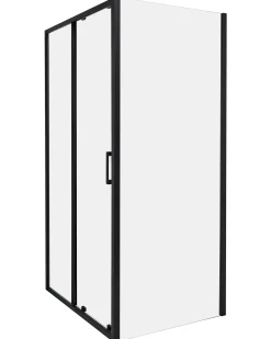Cabina doccia YORO 80 x 100 x 185 cm Nero