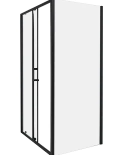 Cabina doccia YORO 80 x 100 x 185 cm Nero