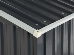 Capanno per gli attrezzi AOSTA 270 cm 105 cm Nero
