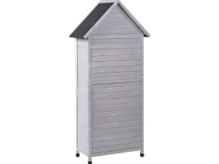 Capanno per gli attrezzi SENIGA 85 cm 46 cm Grigio