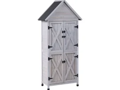Capanno per gli attrezzi SENIGA 85 cm 46 cm Grigio