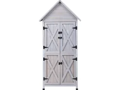 Capanno per gli attrezzi SENIGA 85 cm 46 cm Grigio