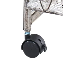 Carrello portaoggetti VALPARAISO Metallo Grigio con ruote