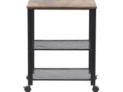Carrello portavivande BOLZANO Marrone/Nero