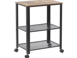 Carrello portavivande BOLZANO Marrone/Nero