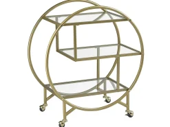 Carrello portavivande COLTON Metallo Oro