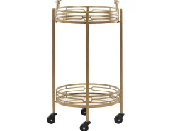 Carrello portavivande FARLEY Metallo Oro