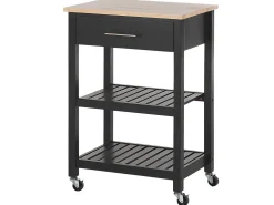 Carrello portavivande HIUMA Legno Nero