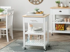 Carrello portavivande HIUMA Legno Bianco