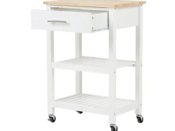Carrello portavivande HIUMA Legno Bianco