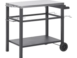 Carrello portavivande da giardino SPIAZZI Metallo Nero