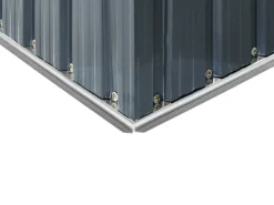 Casetta da giardino AISONE 150 cm 89 cm Grigio grafite