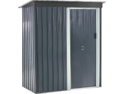 Casetta da giardino AISONE 150 cm 89 cm Grigio grafite