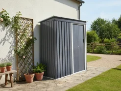 Casetta da giardino AISONE 150 cm 89 cm Grigio grafite