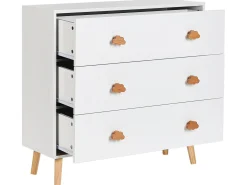 Cassettiera a 3 cassetti CLOUDY Bianco