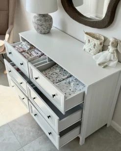 Cassettiera a 6 cassetti HAZELVALE Bianco
