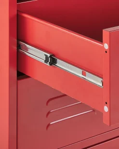 Cassettiera ENAGO Metallo Rosso